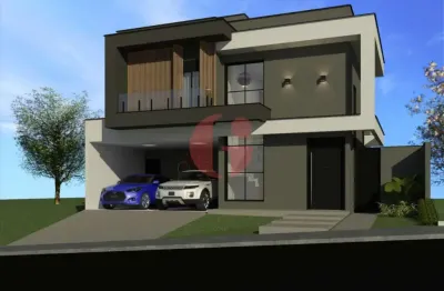 Sobrado para venda com 3 quartos e 4 vagas de garagem - 160m² no condomínio terras do vale | caçapava