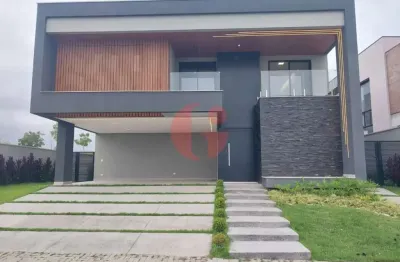 Casa em condomínio para venda com 05 suítes e piscina no alphabville ii
