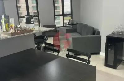 Apartamento para venda com 1 quarto e 2 vagas de garagem - 52m² no jardim aquarius