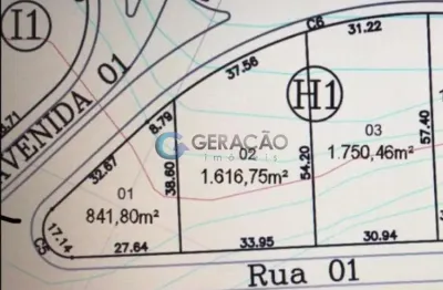 Lote comercial de 1.000,00m² no condomínio reserva do paratehy