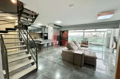 Apartamento duplex para venda com 03 quartos e 02 vagas de garagem - 133m² no bairro vila ema