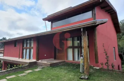 Casa em condomínio para venda com 3 quartos (3 suítes) e 3 vagas de garagem - 430m² no recanto santa barbara - jambeiro