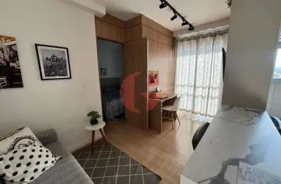 Apartamento mobiliado para locação com 01 dormitório e 01 suíte - 36 m²- no bairro jardim aquarius
