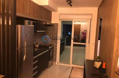Apartamento mobiliado para locação com 1 quarto e 1 vaga de garagem- 41 m²- jardim aquarius