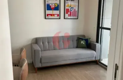 Apartamento mobiliado para locação com 1 quarto (1 suíte) e 1 vaga de garagem- 34 m²- jardim esplanada ii