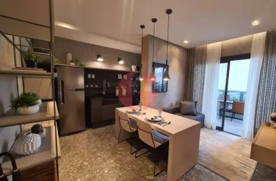 Apartamento à venda com 1 quarto e 1 vaga de garagem- 45,78- jardim aquarius