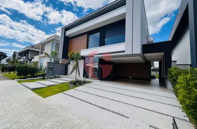 Casa à venda em condomínio fechado com 4 suítes e 6 banheiros- 458,35 m² jardim do golfe