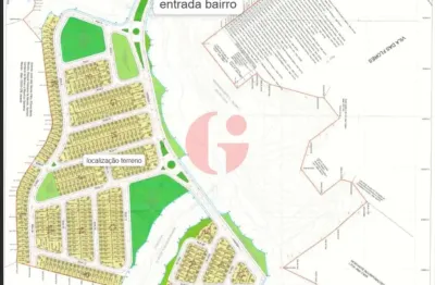 Terreno em condomínio fechado com 240,00m² no bairro Vila Amélia!