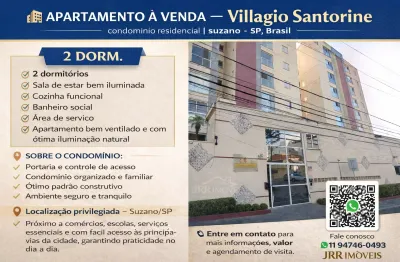 Apartamento com 2 quartos à venda na Rua Paraná, Jardim Paulista, Suzano