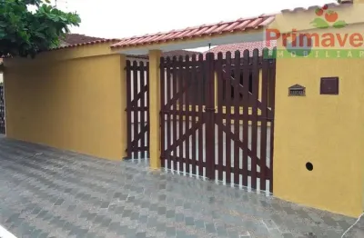 Casa na praia para venda em itanhaém, jardim suarão (praia), 2 dormitórios, 2 banheiros, 8 vagas