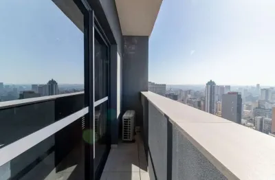 Apartamento para locação em curitiba, batel, 1 dormitório, 1 suíte, 1 banheiro, 1 vaga