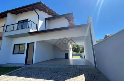 Sobrado com 3 dormitórios à venda, 126 m² por r$ 685.000,00 - pomerode fundos - pomerode/sc