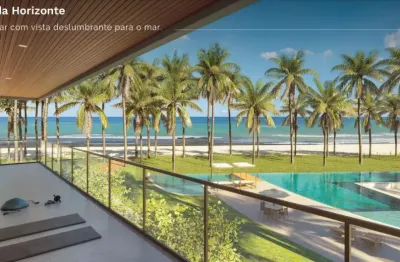 Excelente apartamento à beira mar com 2 quartos em praia dos carneiros - tamandaré - pe