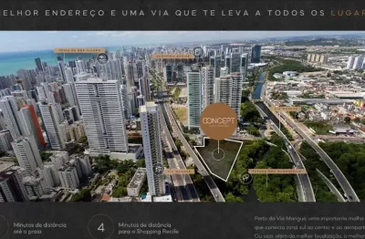 Apartamento excelente localização em boa viagem - recife - pe
