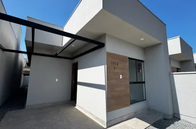 Casa nova 300mil praia de barra velha com suíte bairro vila nova