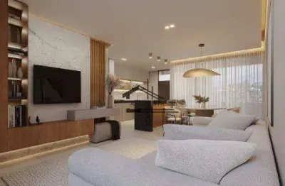 Apartamento com 3 dormitórios à venda, 94 m² por r$ 902.000 - santa mônica - uberlândia/mg