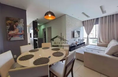 Apartamento com 2 dormitórios à venda, 59 m² por r$ 260.000,00 - jardim holanda - uberlândia/mg
