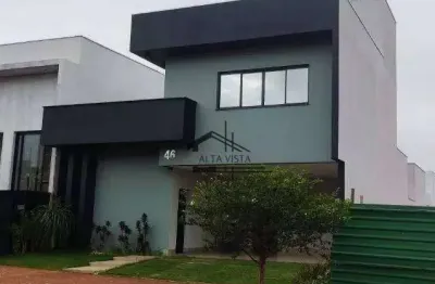 Casa alto padrão com 3 dormitórios à venda, 169 m² por r$ 1.550.000 - grand ville - uberlândia/mg