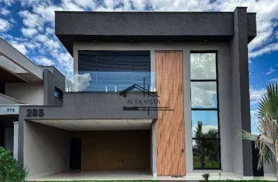 Sobrado alto padrão com 4 dormitórios à venda, 269 m² por r$ 3.150.000 - gávea - uberlândia/mg