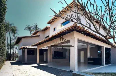 Casa luxuosa com 5 dormitórios à venda, 840 m² por r$ 3.800.000 - cidade jardim - uberlândia/mg