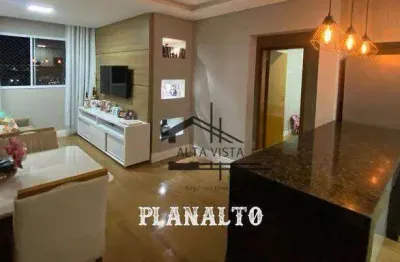 Apartamento com 2 dormitórios à venda, 51 m² por r$ 240.000,00 - planalto - uberlândia/mg