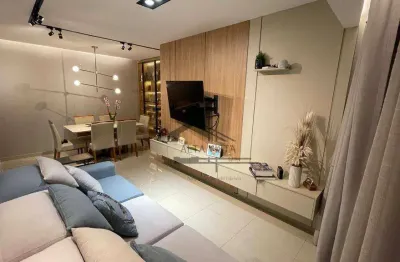 Apartamento com 2 dormitórios à venda, 60 m² por r$ 650.000,00 - santa mônica - uberlândia/mg