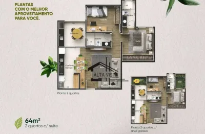 Apartamento com 2 dormitórios à venda, 64 m² por r$ 350.000,00 - presidente roosevelt - uberlândia/mg
