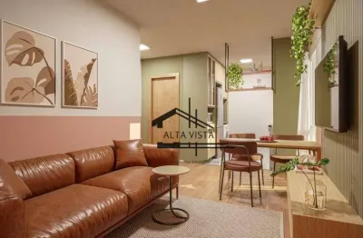 Apartamento com 2 dormitórios à venda, 41 m² por r$ 215.000,00 - jardim holanda - uberlândia/mg