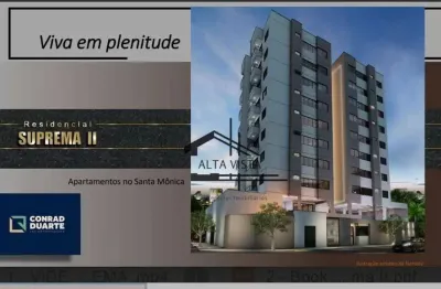 Apartamento com 2 dormitórios à venda, 69 m² por r$ 490.000,00 - santa mônica - uberlândia/mg