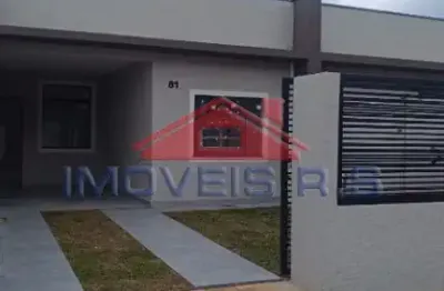 Lindas casas com 2 quartos bairro tindiquera - araucária- paraná