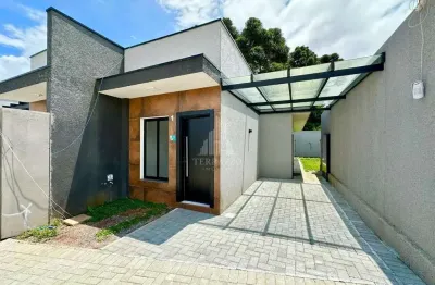Casa em condomínio à venda, 69 m² por r$ 470.000,00 - colonia rio grande - são josé dos pinhais/pr