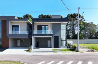 Sobrado com 3 dormitórios à venda, 257 m² por r$ 1.950.000 - aviação - são josé dos pinhais/pr