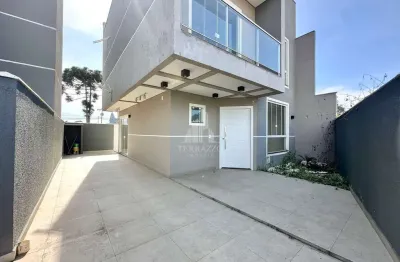 Sobrado com 3 dormitórios à venda, 226 m² por r$ 799.000 - uberaba - curitiba/pr