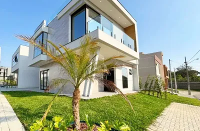 Triplex de esquina em condomínio fechado – r$ 1.049.000 – são josé dos pinhais/pr