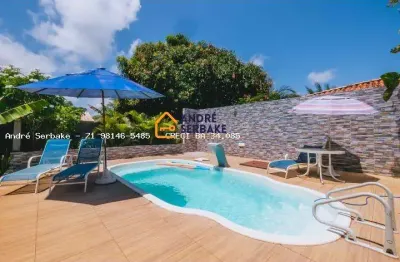 Casa na praia para venda em camaçari, ilha do meio, 2 dormitórios, 2 suítes, 3 banheiros