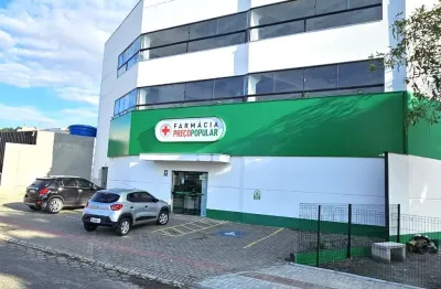 Vendo sala comercial nova c/ 247m2, bairro guanabara, joinville-sc