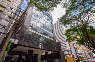 Studio all batel, com 34m2, com lazer completo, vista incrível, piscina aquecida e estilo moderno.