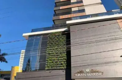 Cobertura duplex à venda, 3 quartos sendo 3 suítes, 4 vagas, ed. gran marine, bairro fazenda, itajaí-sc