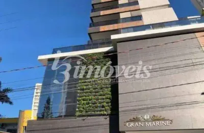 Cobertura duplex à venda, 3 quartos sendo 3 suítes, 4 vagas, ed. gran marine, bairro fazenda, itajaí-sc