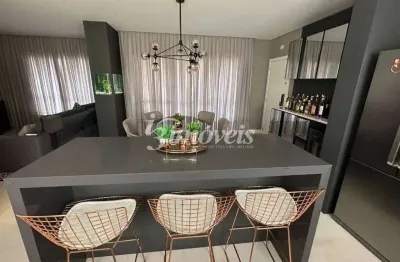 Apartamento mobiliado à venda, 3 quartos sendo 3 suítes, 3 vagas, residencial palladium, centro, itajaí-sc