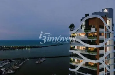 Apartamento duplex à venda, 4 quartos sendo 4 suítes, ed. motiró, bairro fazenda, itajaí-sc
