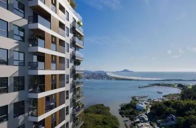 Apartamento com vista mar à venda, 3 quartos sendo 1 suíte, 3 vagas, vista mare residencial, bairro fazenda, itajaí-sc