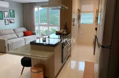 Apartamento à venda, mobiliado, 2 quartos sendo 1 suíte, 1 vaga, porto januária, fazenda, itajaí-sc