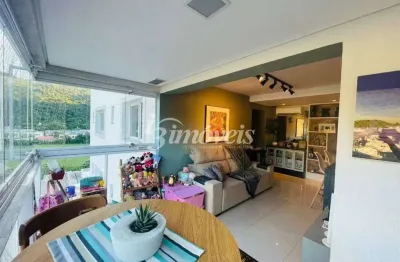 Apartamento mobiliado à venda, 2 quartos sendo 1 suíte, 1 vaga, ecoville residence, bairro ressacada, itajaí-sc