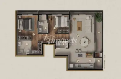 Apartamento à venda, 2 quartos sendo 2 suítes, 1 vaga, ed. moradas atalaia, bairro fazenda, itajaí-sc