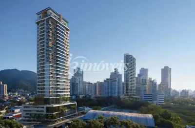 Vista mare residencial, cobertura duplex à venda, com 3 suítes e 5 vagas, no bairro fazenda, em itajaí sc