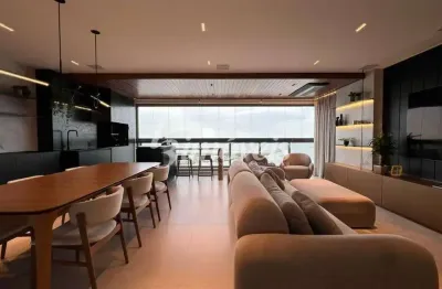 Apartamento à venda, 3 suítes, 3 vagas, mobiliado e equipado, com vista mar definitiva, residencial marechiaro, bairro centro, itajaí-sc