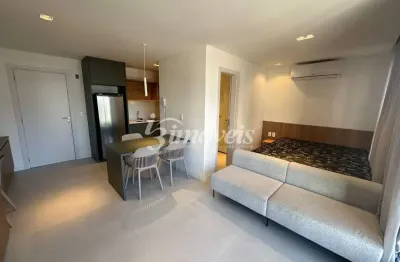 Apartamento loft para locação anual mobiliado, 1 vaga de garagem, edifício 4sete, no bairro centro, itajaí-sc