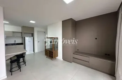 Apartamento loft para locação anual semimobiliado, decorado e equipado, 1 vaga de garagem, edifício 4sete, no bairro centro, itajaí-sc