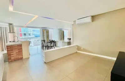 Apartamento mobiliado para locação, 2 suítes, 2 vagas de garagem, edifício residencial sans souci, bairro vila operária, itajaí-sc
